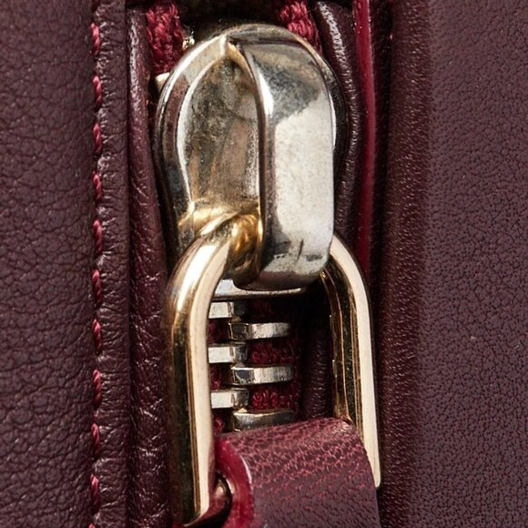 Givenchy Burgundy/Beige Leather Pandora Pure Small Bag - Picture 11 of 12